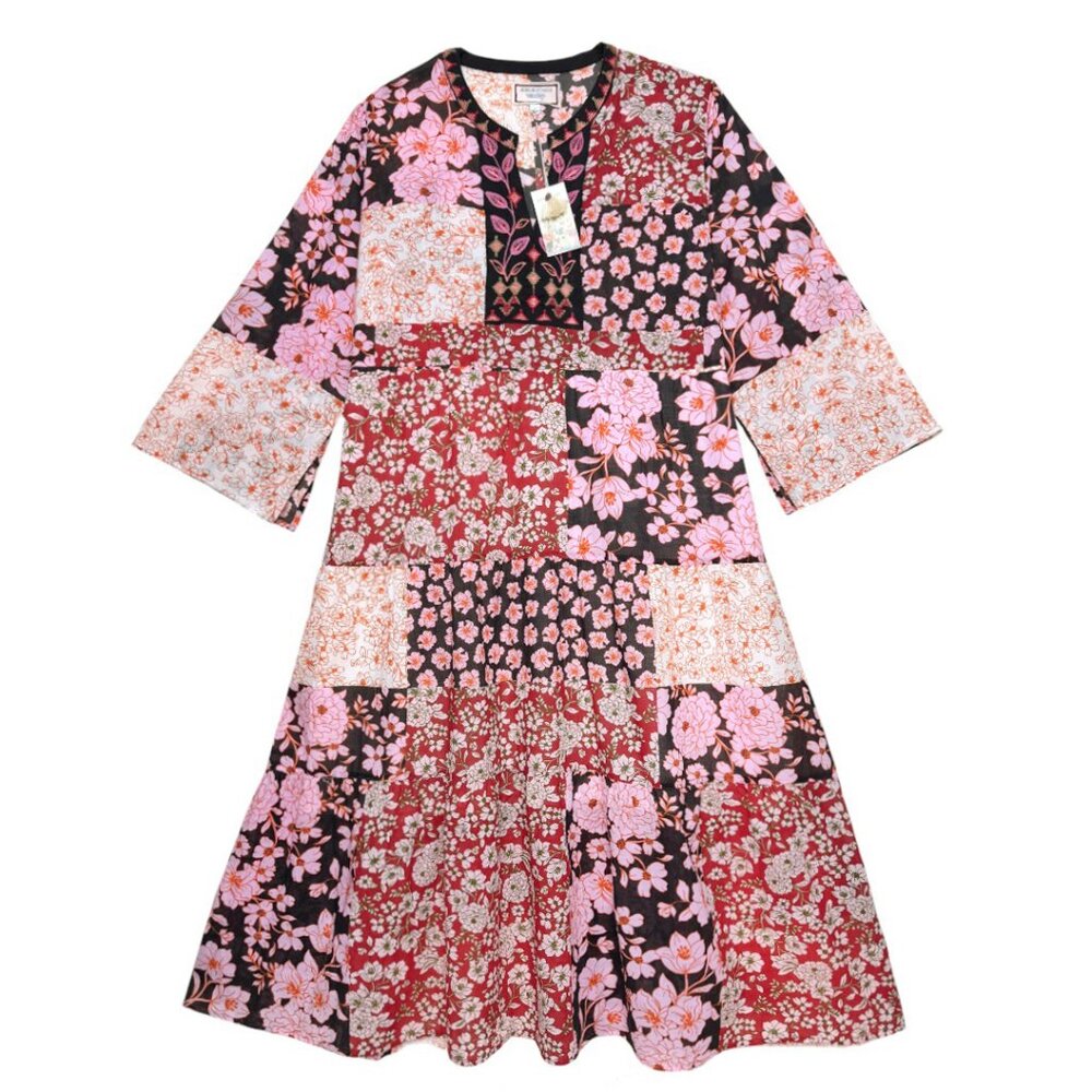 NWT JOHNNY WAS WORKSHOP BOHO PATCHWORK ARTISAN MI… - image 1